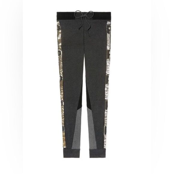 PINK VS BLING TSHIRT / SEQUIN JOGGER LEGGINGS P OUTFIT - Picture 3 of 12